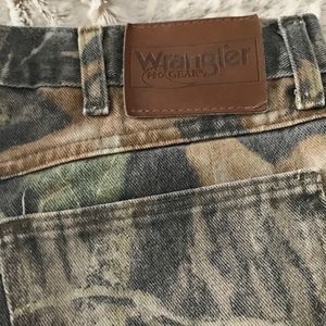 Mens camouflage jeans